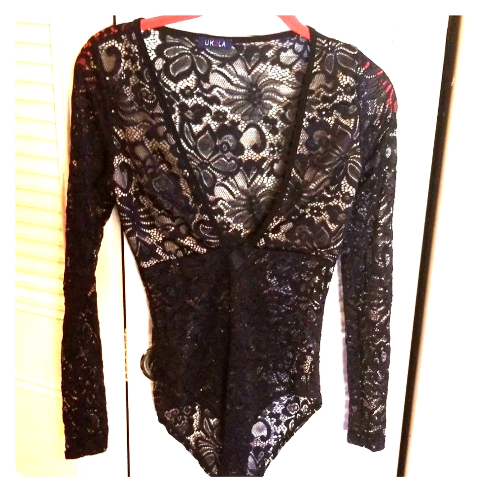 Lace body suit